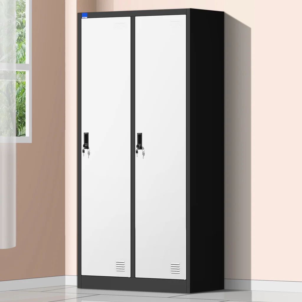 Steel Locker 2 Comp with Lock